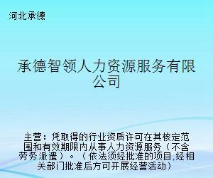 承德智領人力資源服務 專業勞務派遣，賦能企業發展新動力