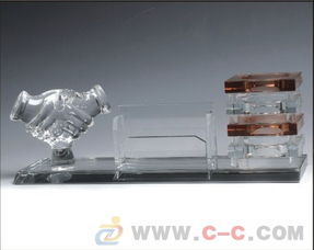水晶辦公用品 商務禮品的精致之選